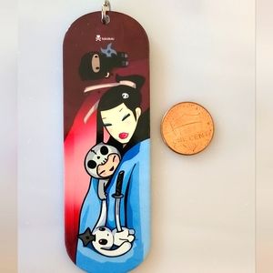 Metal Silver Tokidoki Necklace Charm